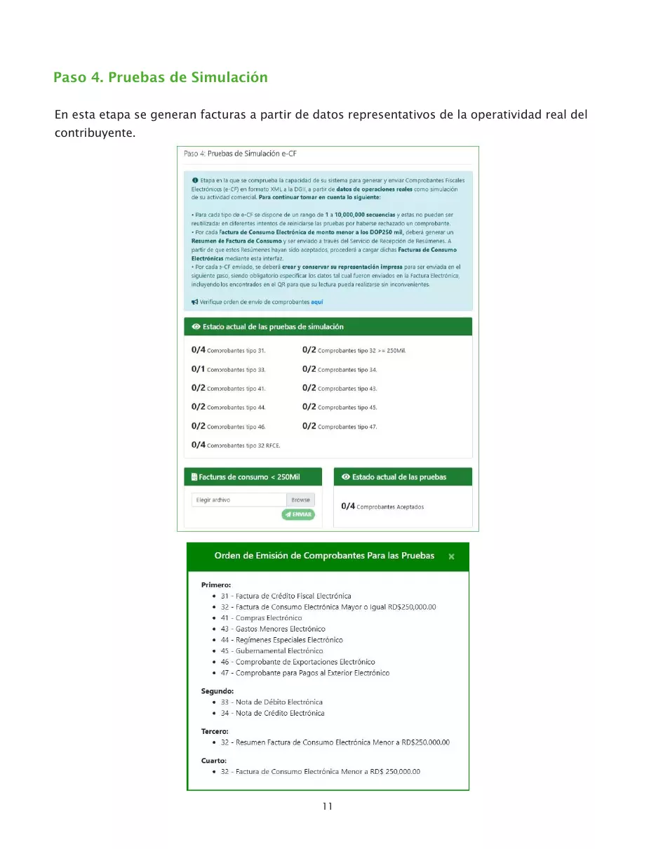 Proceso de certificación para ser emisor electrónico, página 11 de 26