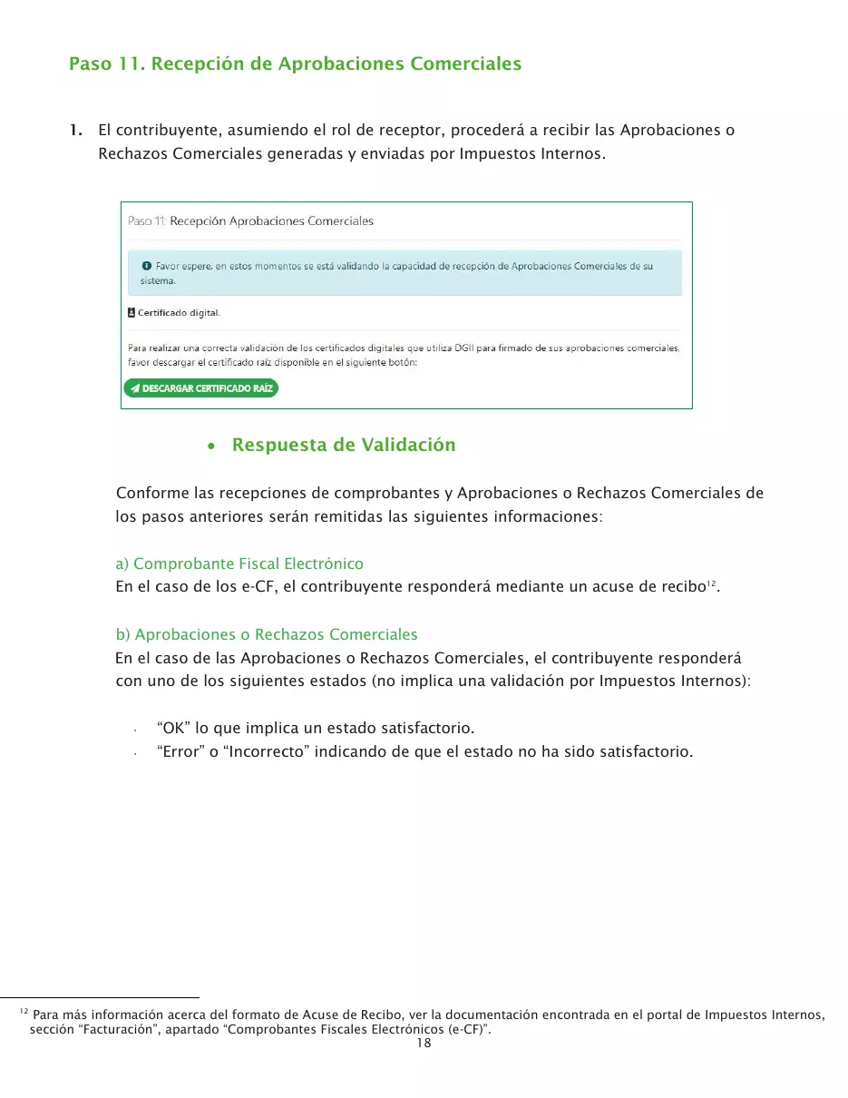 Proceso de certificación para ser emisor electrónico, página 18 de 26