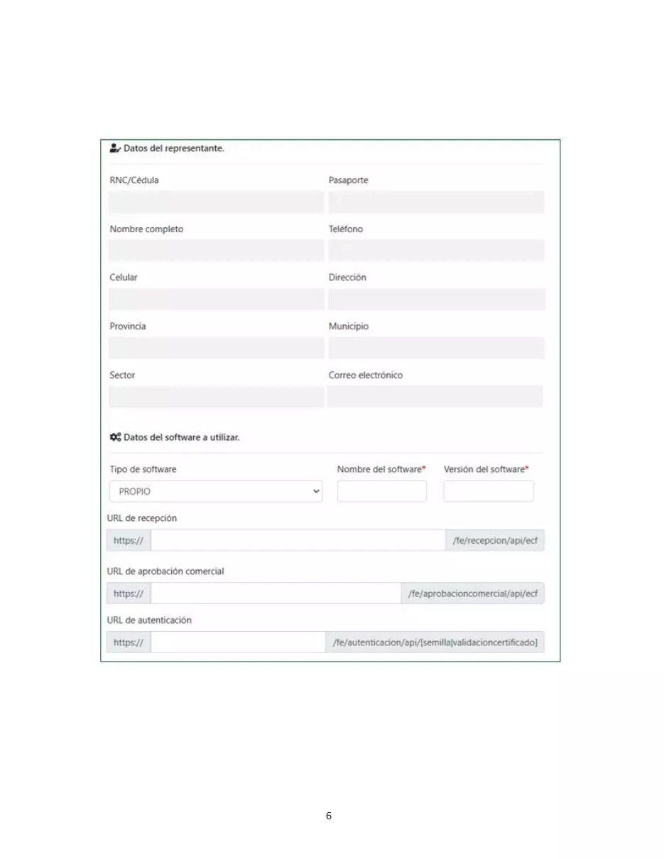 Proceso de certificación para ser emisor electrónico, página 6 de 26