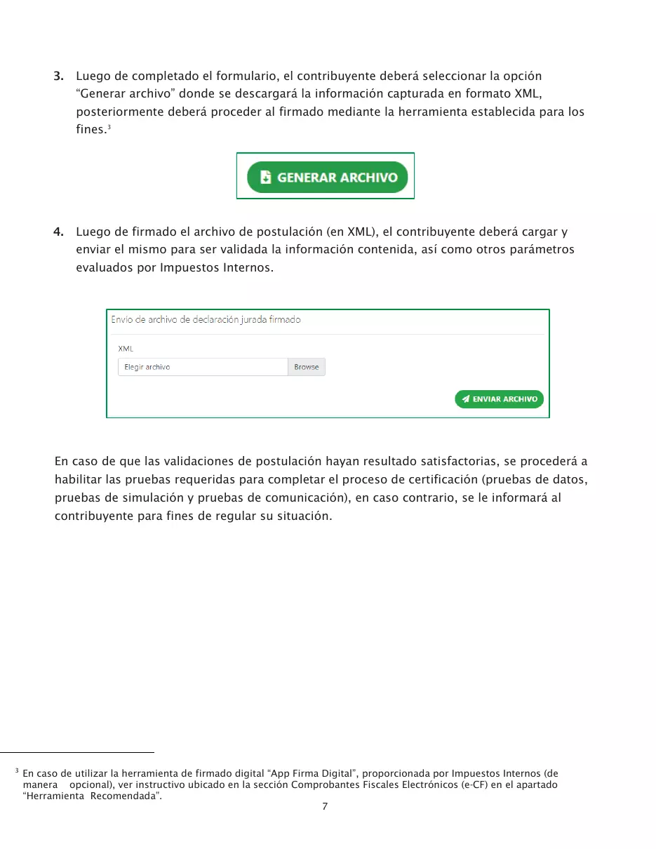 Proceso de certificación para ser emisor electrónico, página 7 de 26