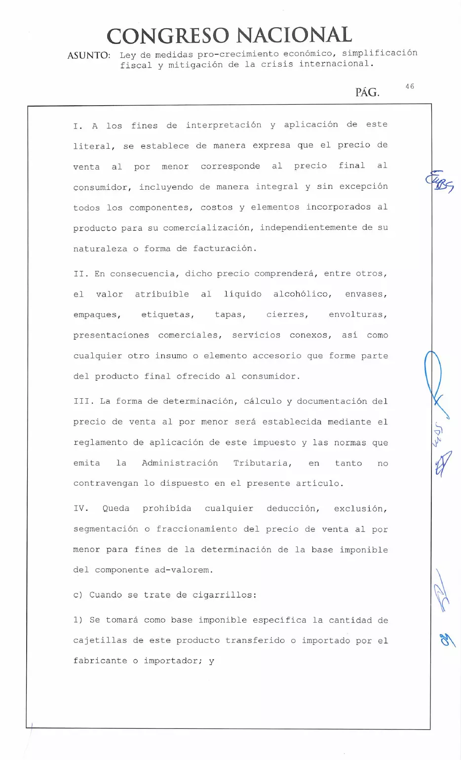 Ley 30-26 de medidas pro crecimiento económico y simplificación fiscal, página 46 de 62