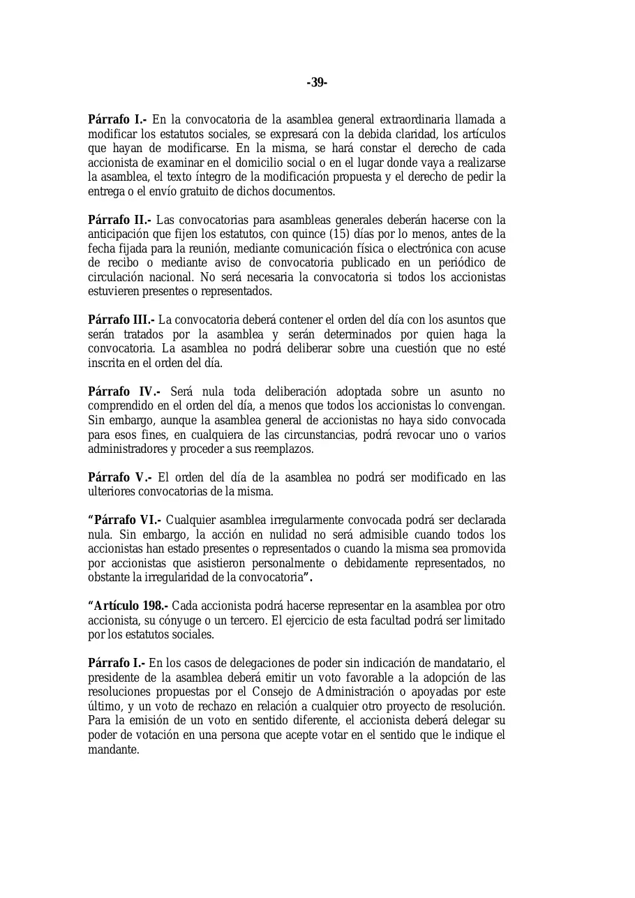 Ley 31-11, que modifica la Ley 479-08 de sociedades comerciales, página 39 de 86