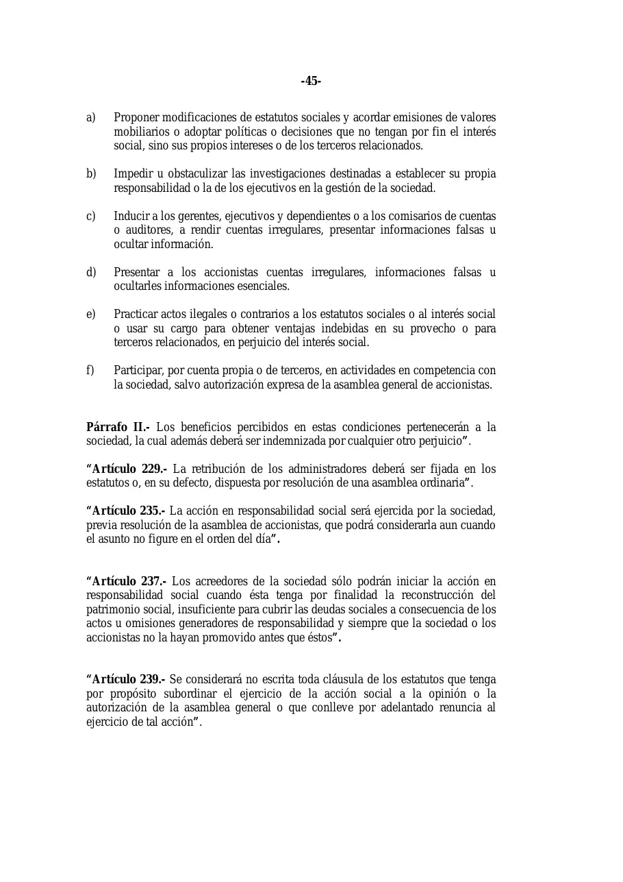Ley 31-11, que modifica la Ley 479-08 de sociedades comerciales, página 45 de 86