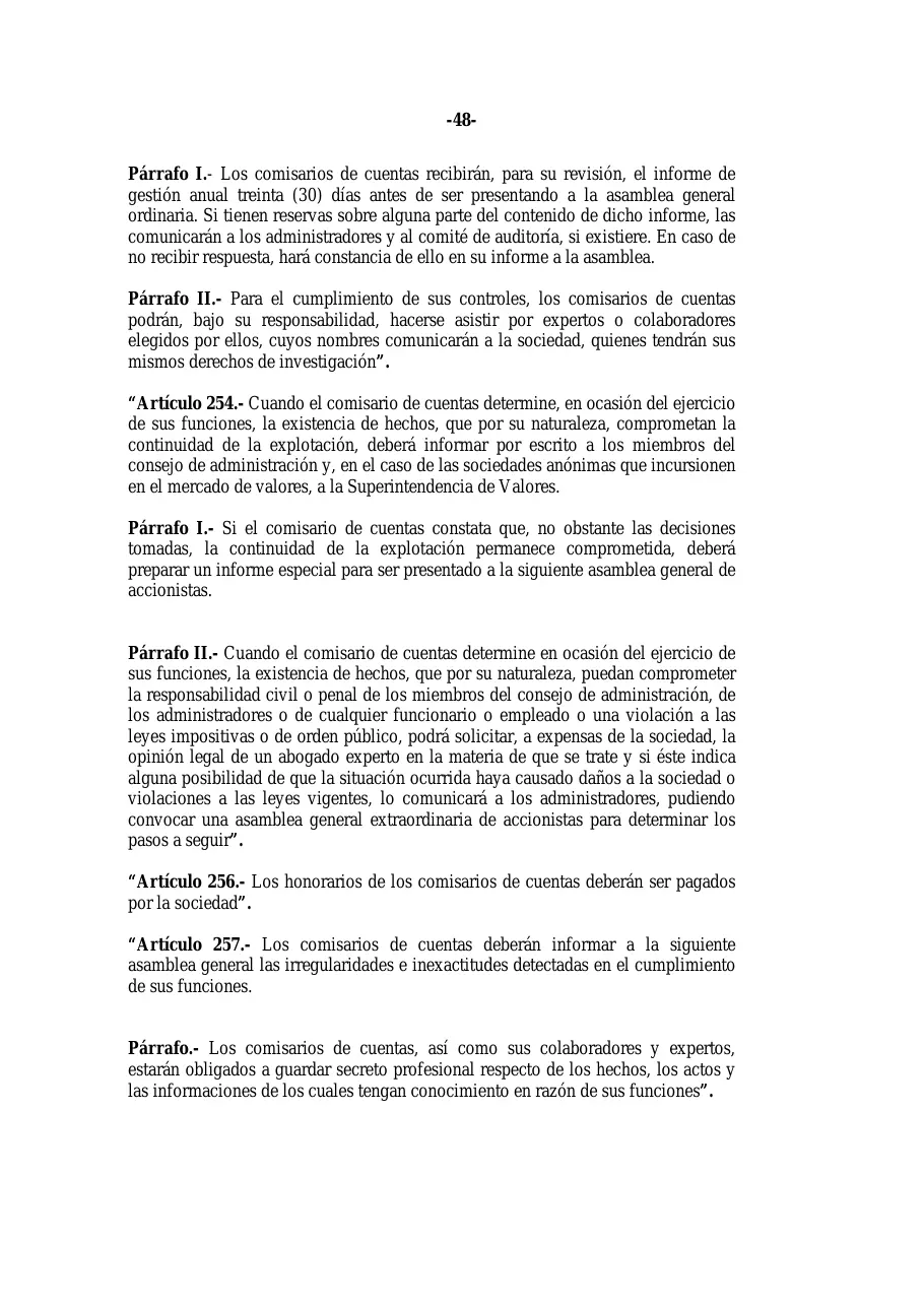 Ley 31-11, que modifica la Ley 479-08 de sociedades comerciales, página 48 de 86