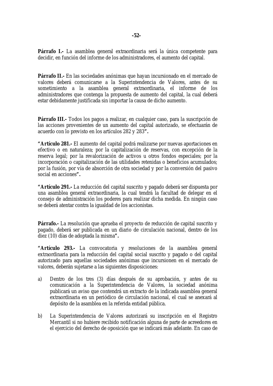 Ley 31-11, que modifica la Ley 479-08 de sociedades comerciales, página 52 de 86