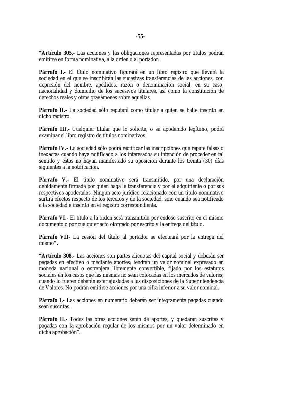 Ley 31-11, que modifica la Ley 479-08 de sociedades comerciales, página 55 de 86