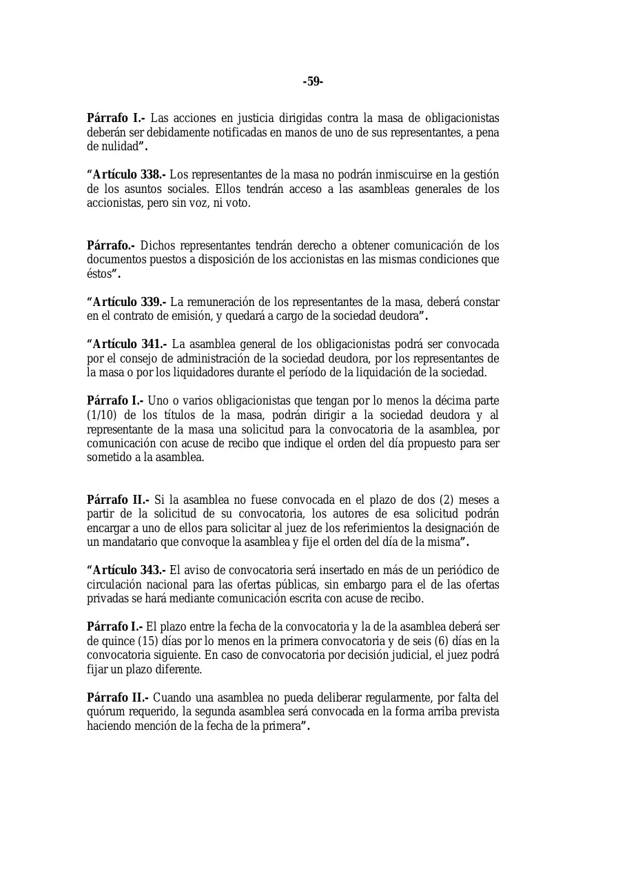 Ley 31-11, que modifica la Ley 479-08 de sociedades comerciales, página 59 de 86
